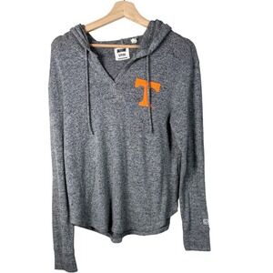 Tailgate Tennessee Volunteers Orange T Logo Grey Hoodie Pullover Women's S